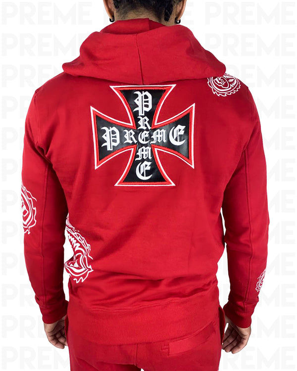 PREME Paisley Red Hoodie