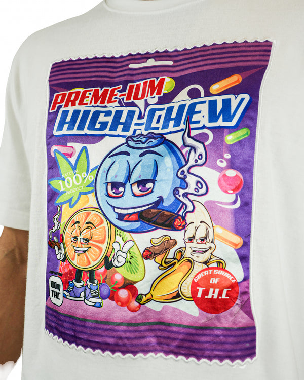 PREME-IUM High-Chew White T-Shirt