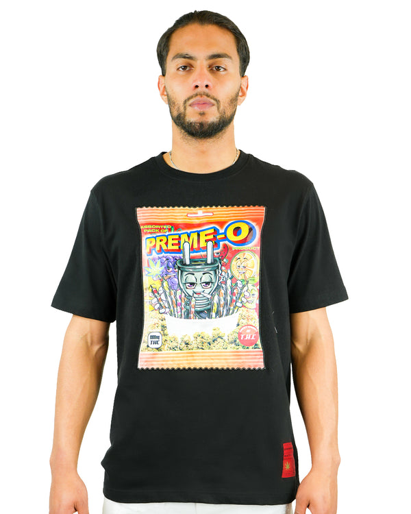 PREME-IUM PREME-O's Black T-Shirt