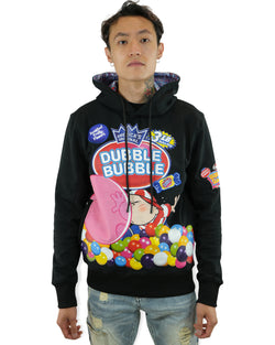 Dubble Bubble Knit Black Hoodie