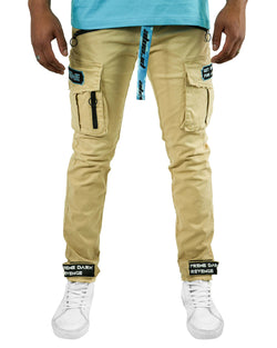 PREME Dark Revenge Strapped Cargo Tan Twill Jean
