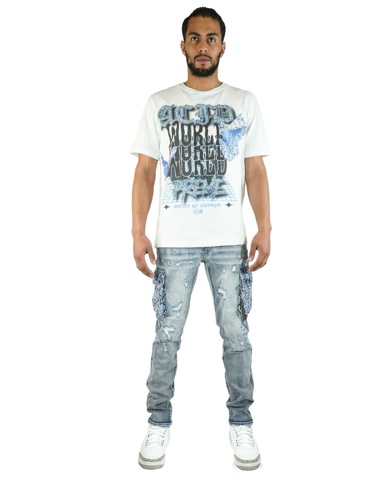 PREME Lockett Cargo Indigo Denim Jean