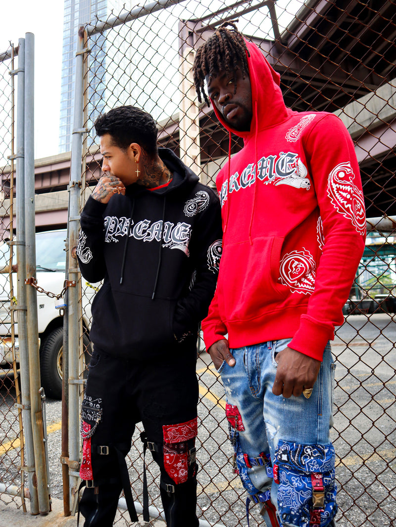 PREME Paisley Black Hoodie