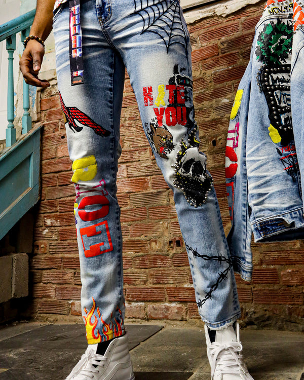 Riot Squad Indigo Denim Jean
