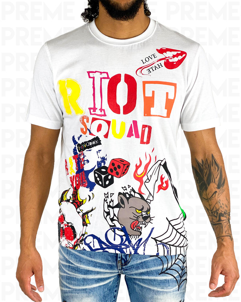 Riot Squad White T-Shirt